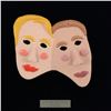 Image 2 : George Marlowe "Just the Two of Us" Framed Original Hand Made Ceramic Mask Sculpture; COA
