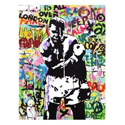 Nastya Rovenskaya- Mixed Media "Muhammad Ali"
