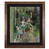 Image 1 : Alex Zwarenstein, "In The Wings" Framed Original Oil Painting on Canvas, Hand Signed with Certificat