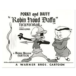 Chuck Jones "Robin Hood Daffy Lobby Card Litho" Limited Edition Lithograph.