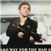 Image 2 : Ringo (Protege of Andy Warhol's Apprentice, Steve Kaufman), "Scarface" One-of-a-Kind Hand Pulled Sil