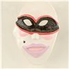 Image 2 : George Marlowe "Masquerade #1" Framed Original Hand Made Ceramic Mask Sculpture; COA