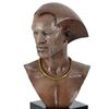Image 2 : Thomas Blackshear, "Remembering" Limited Edition Mixed Media Sculpture on Marble Base, Numbered with