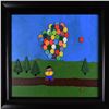 Image 1 : George Marlowe, "The Balloon Man" Framed, Hand Signed Original Painting with COA
