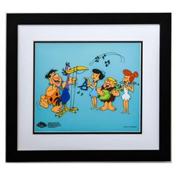 The Flintstones- Sericel "Fred Plays the Harp"