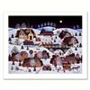 Image 1 : "Jingle Bells and Carolers" Limited Edition Lithograph by Jane Wooster Scott, Numbered and Hand Sign