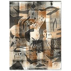 Neal Doty (1941-2016), "What A Bunch This Was" is an Acrylic Painting, Hand Signed by the Artist wit