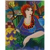Image 2 : Patricia Govezensky- Original Serigraph on Paper "Sitting Pretty"