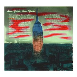 Ringo Daniel Funes, (Protege of Andy Warhol's Apprentice, Steve Kaufman), "New York, New York" One-o