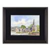 Image 1 : Martin Goode (1932-2002), "Porlock, Somerset" Framed Original Watercolor Painting, Hand Signed with 