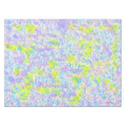 Tom Pergola, "Spring" Original Acrylic Painting on Gallery Wrapped Canvas, Hand Signed with Certific