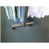 Image 2 : Metal Adjustable 2-Rack Clothing Display on Wheels (fixture only)