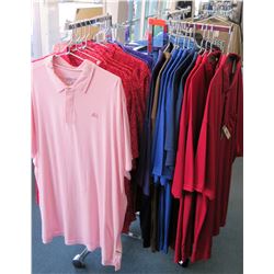 Metal Adjustable 4-Rack Clothing Display on Wheels (fixture only)