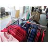 Image 2 : Metal Adjustable 4-Rack Clothing Display on Wheels (fixture only)