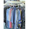 Image 1 : Round Retail Garment Rack on Wheels  (fixture only)