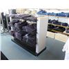 Image 2 : Black & White 3 Glass Shelf Retail Folded Clothing Display (fixture only)