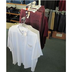 Metal Adjustable 2-Rack Clothing Display (fixture only)