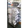 Image 1 : Stationary 2-Sided 4-Tier Plastic Shelf Display Unit (fixture only)