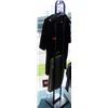 Image 1 : Tall Oval Black Metal Wire Freestanding Clothing Display (fixture only)