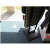Image 2 : Tall Oval Black Metal Wire Freestanding Clothing Display (fixture only)