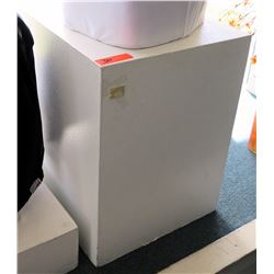 Tall White Laminate Display Block Pedestal