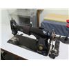 Image 2 : Vintage Singer 1300-2 Sewing Machine w/ Table, Chair, Accessories
