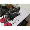 Image 8 : Vintage Singer 1300-2 Sewing Machine w/ Table, Chair, Accessories