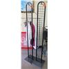 Image 1 : Qty 2 Tall Oval Metal Wire Freestanding Clothing Display (fixture only)