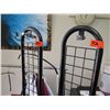 Image 3 : Qty 2 Tall Oval Metal Wire Freestanding Clothing Display (fixture only)