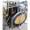 Image 1 : Multiple Metal Adjustable Racks Clothing Display & Round