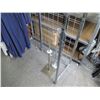 Image 2 : Stationary Metal Single Pole Clothing Display Rack w/ Wire Back