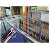 Image 3 : Stationary Metal Single Pole Clothing Display Rack w/ Wire Back