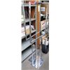 Image 1 : Qty 2 Stainless Steel Stationary Easel Signage Displays