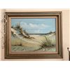Image 1 : Original Painting on Canvas - Sand, Sea and Seagulls, Artist Hoffman