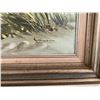 Image 2 : Original Painting on Canvas - Sand, Sea and Seagulls, Artist Hoffman