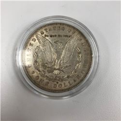 1880 Morgan Silver Dollar Counterstamped