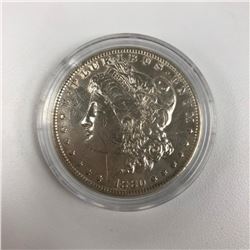 1880 Morgan Silver Dollar Counterstamped