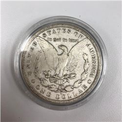 1880 Morgan Silver Dollar Counterstamped