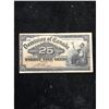 Image 1 : 1900 DOMINION OF CANADA 25 CENT NOTE.SHINPLASTER. BOVILLE