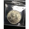 Image 2 : 1955 (ARNPRIOR) CANADA SILVER DOLLAR.ICCS GRADED MS-62 WITH DIE BREAKS