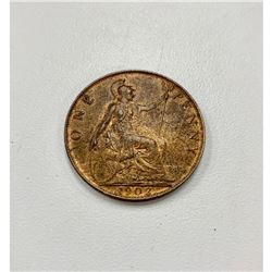 1902 1 Penny - Edward VII