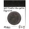 Image 1 : 1813 NOVA SCOTIA TRADE AND NAVIGATION HALF PENNY TOKEN