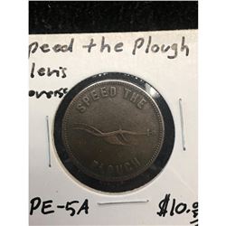 PEI SPEED THE PLOUGH TOKEN