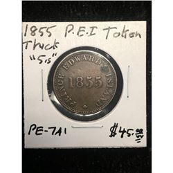 1855 PEI TOKEN.SELF GOVERNMENT AND FREE TRADE