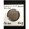 Image 1 : COLONIAL CANADA.PEI FISHERIES AND AGRICULTURE HALF PENNY TOKEN..THIN FLAN