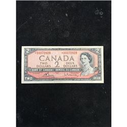 1954 BANK OF CANADA $2 *A/G REPLACEMENT NOTE.BOUEY/RASMINSKY.