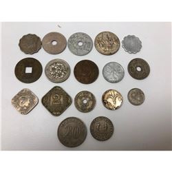 Lot Of 17 Assorted Foreign Coins