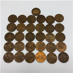 Lot Of 30+ Canadian Nickels