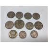 Image 2 : Lot Of 11 Assorted Foreign Coins