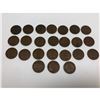 Image 1 : Lot Of 24 Canadian Pennies
